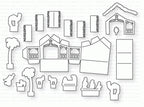Papertrey Ink - Petite Places: Nativity Die