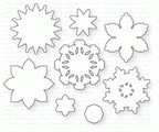 Papertrey Ink - Fab Flakes Die