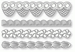 Papertrey Ink - Frosted Borders Die