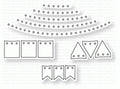 Papertrey Ink - Hoopla: Stitched Banners Die