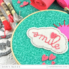 Papertrey Ink - Stitched Smile Cloud Die