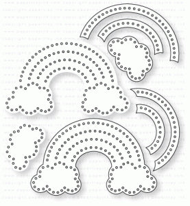 Papertrey Ink - Stitched Rainbow Die