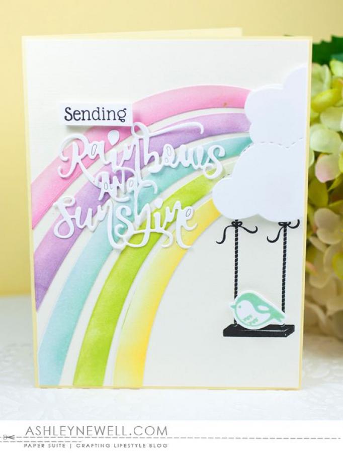 Papertrey Ink - Rainbow XL Die
