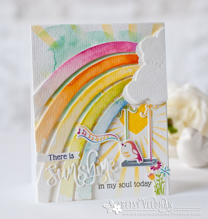 Papertrey Ink - Rainbow XL Die