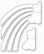 Papertrey Ink - Rainbow XL Die
