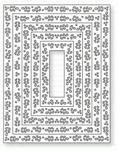 Papertrey Ink - Leaf & Sprig Frames Die