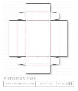 Papertrey Ink - Matchbox Base Die