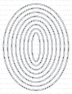 Papertrey Ink - Nesting Basics: Pierced Ovals Die