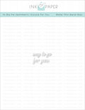 To Die For Sentiments: Cursive For You Die