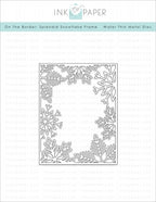 On the Border: Splendid Snowflakes Frame Die