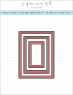 Border Bling: Skinny Embossed Frame Die