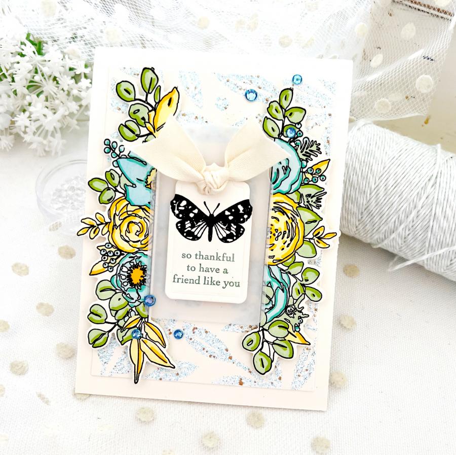 Framed in Florals Die