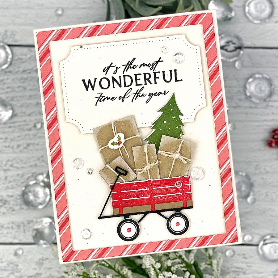 Holiday Wagon Die