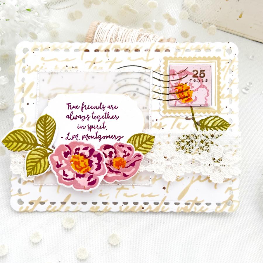 Vintage Blooms Die