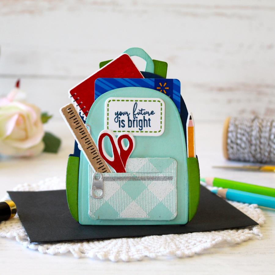Go-To Gift Card Holder: Backpack Accessories Die