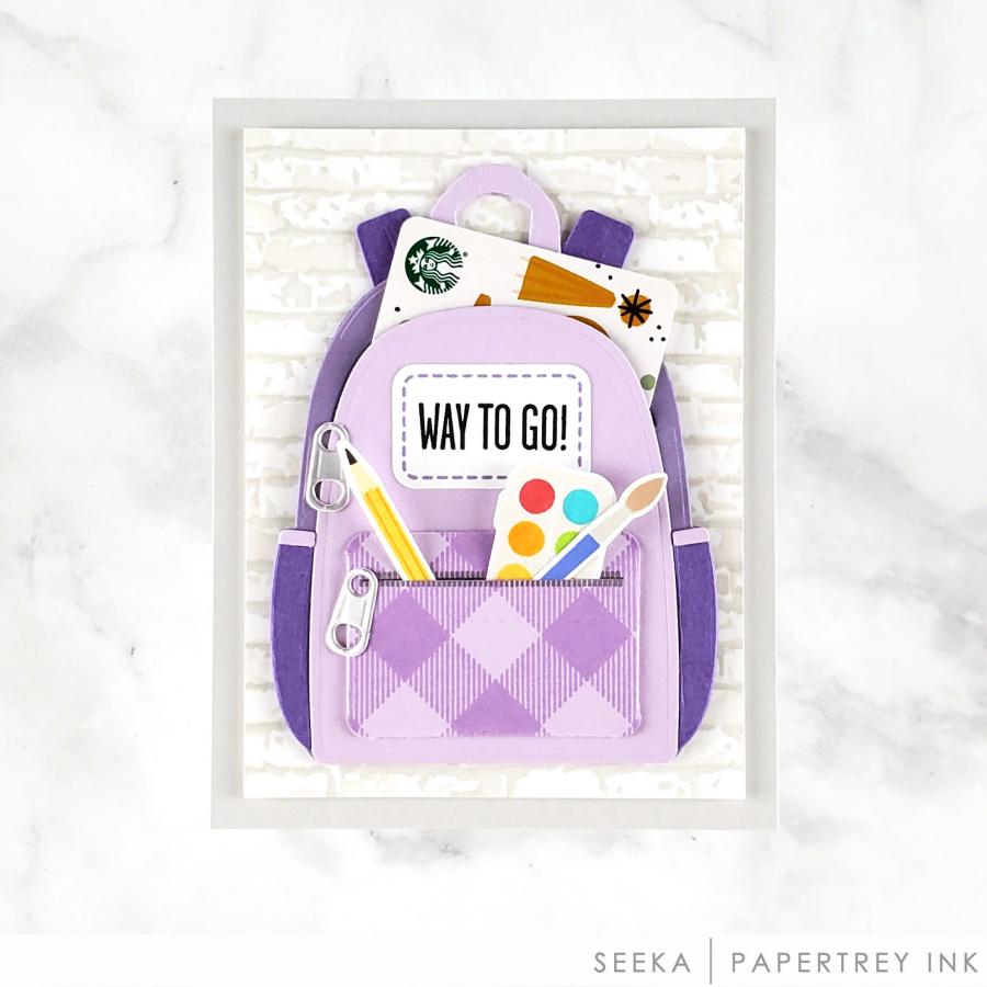 Go-To Gift Card Holder: Backpack Die