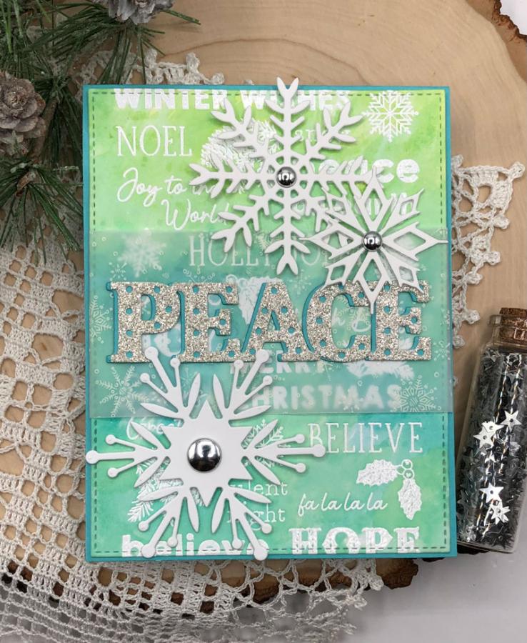 Layered Snowflakes: Crystal Die