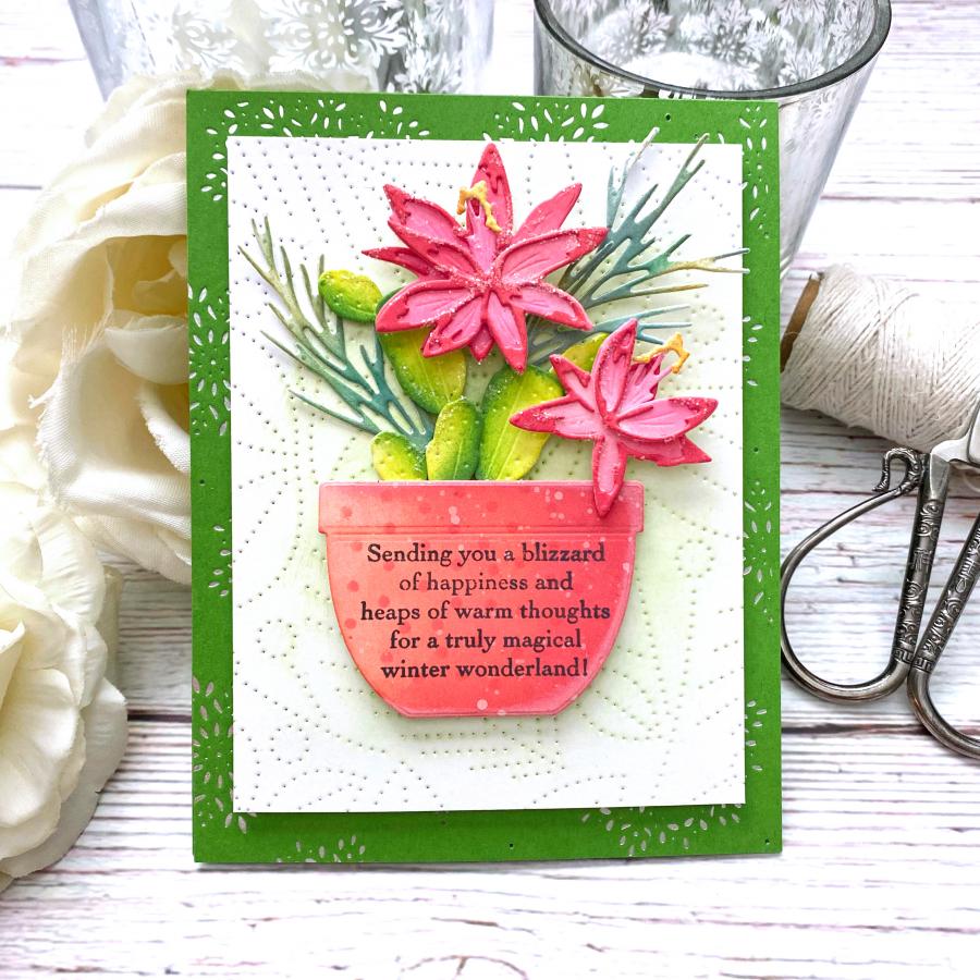 Cover Plate: Stitched Florals Die