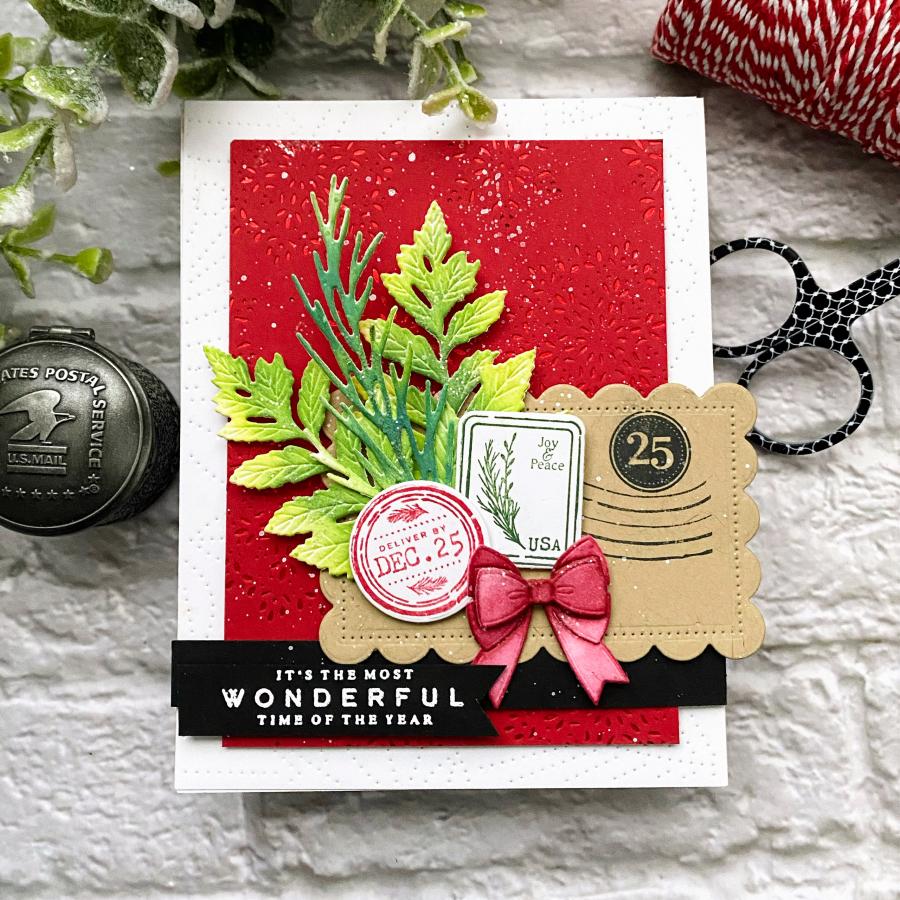 Cover Plate: Stitched Florals Die