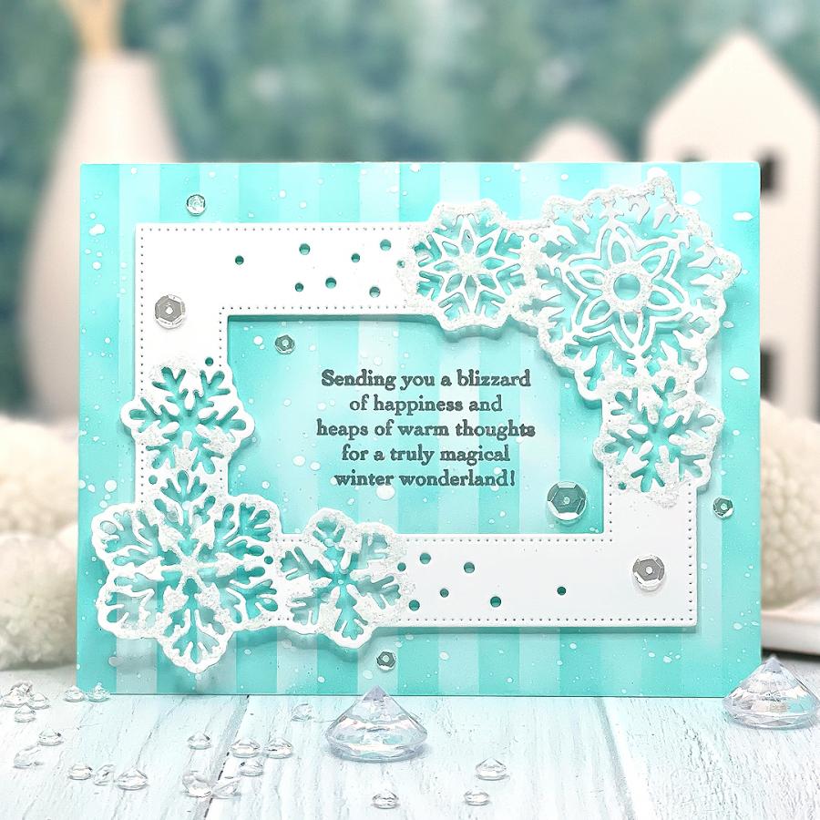 Snowflake Fun Frame Die