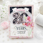 Fancy Floral Numbers Die