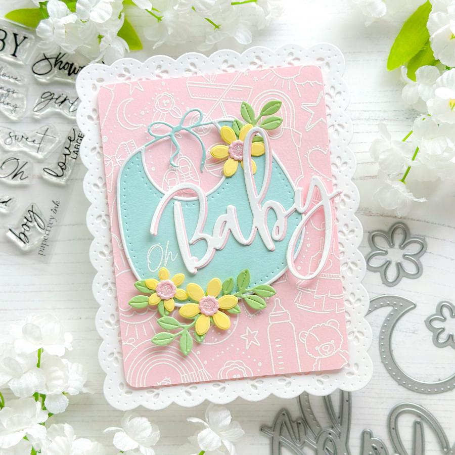 Sweet Baby Bib Die