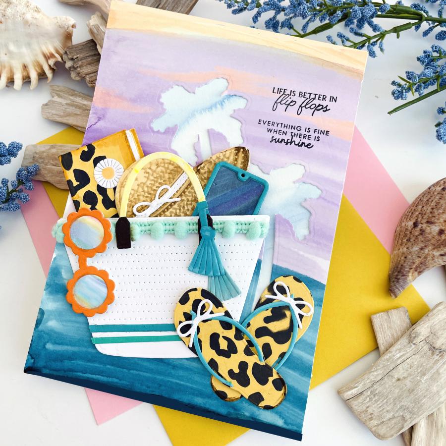 Go-To Gift Card Holder: Beach Bag Die