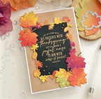 Border Bling: Falling Leaves Die