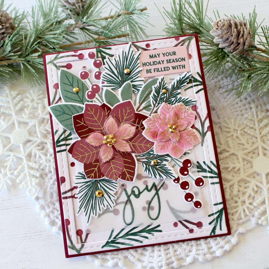 Christmas Bouquet Die