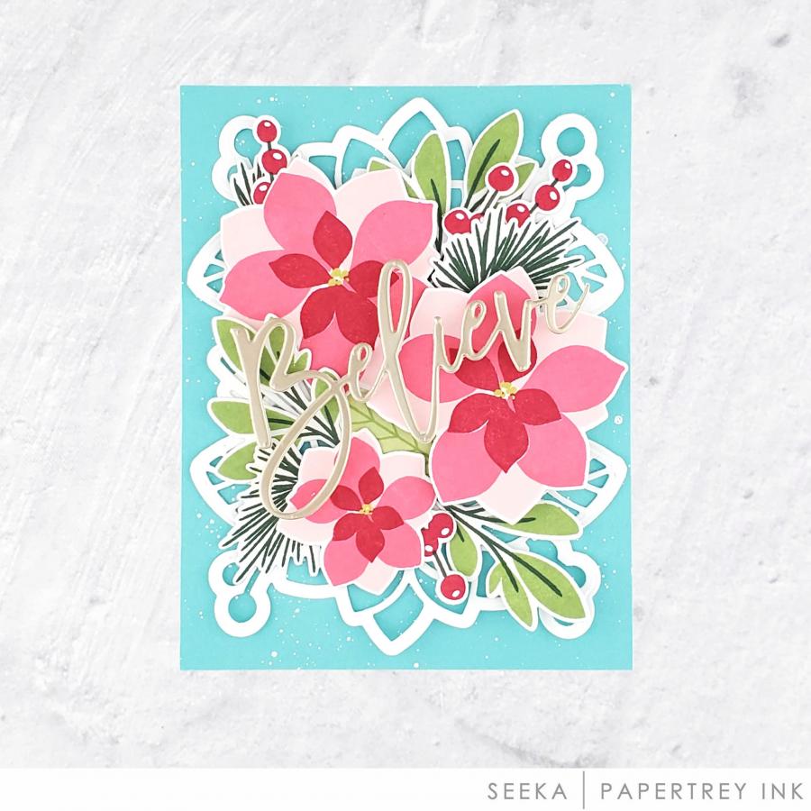 Elegant Edges: Christmas Bouquet Die