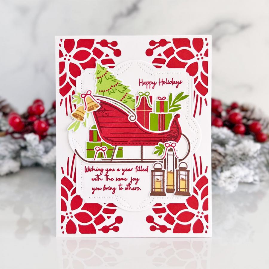 Cornered: Christmas Bouquet Die