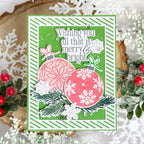 Very Merry Christmas Sentiments Die