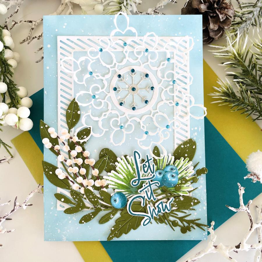 Fancy Snowflake Frame Die