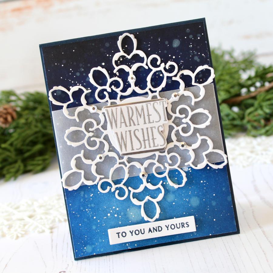 Fancy Snowflake Frame Die