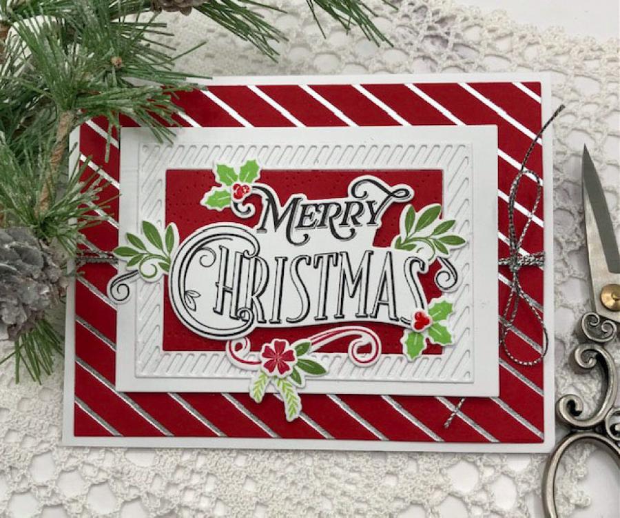 Vintage Holiday Flair Die