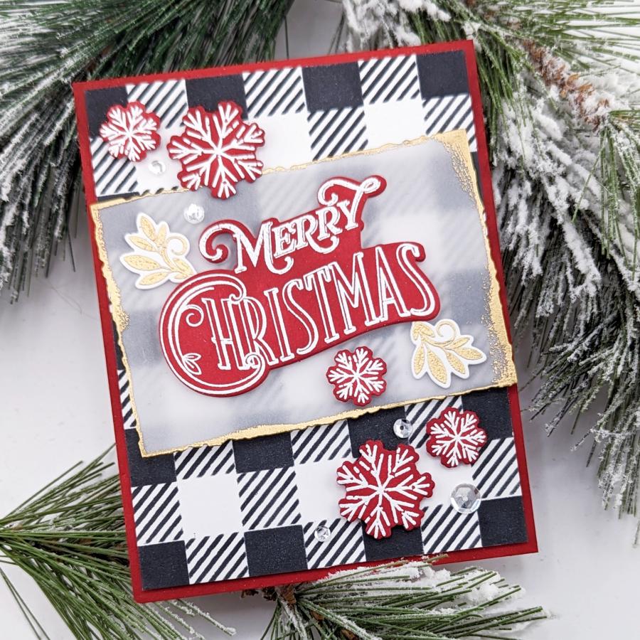Vintage Holiday Flair Die