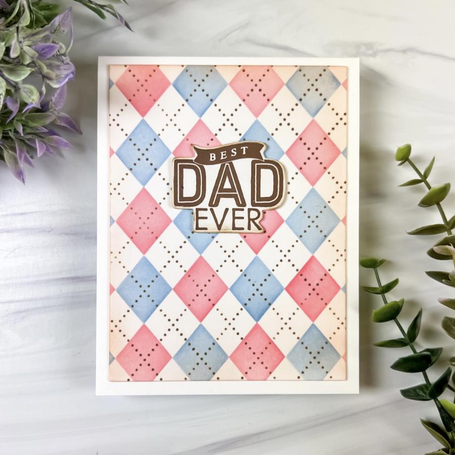 Father's Day Sentiments Die