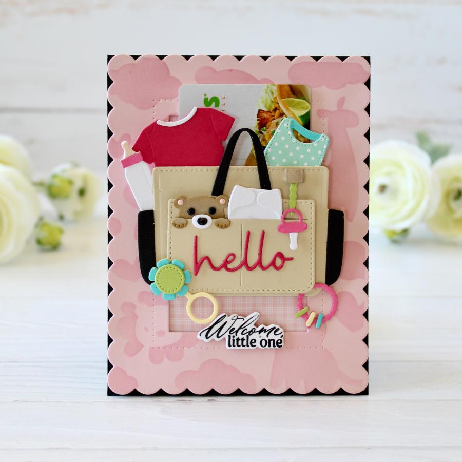 Go-To Gift Card Holder: Diaper Bag Die