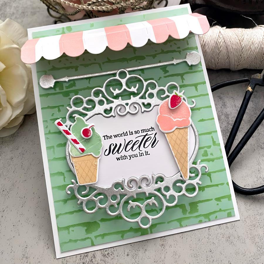 Cozy Café Frame Die