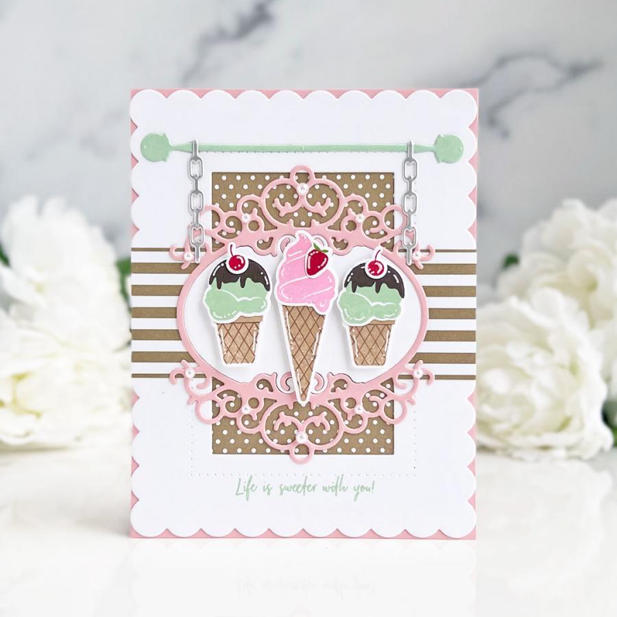 Cozy Café Frame Die