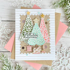 North Pole Mail: Postage Stamp Frame Post Card Die