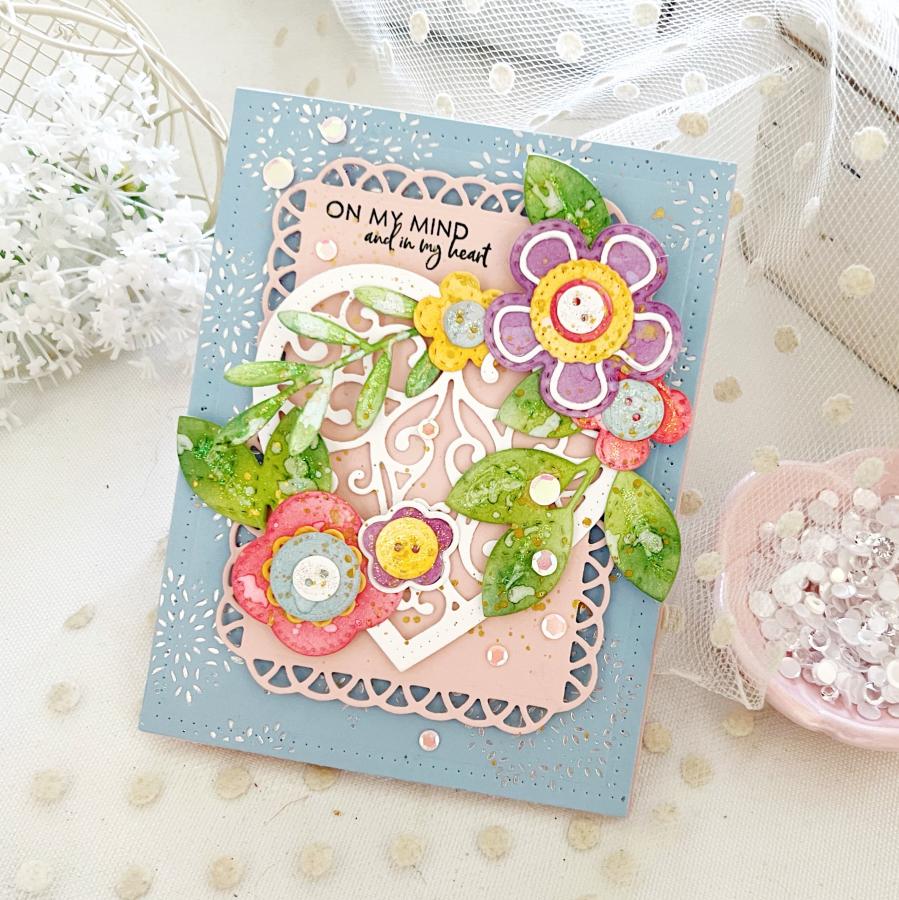 Into the Blooms: Cute as a Button Die
