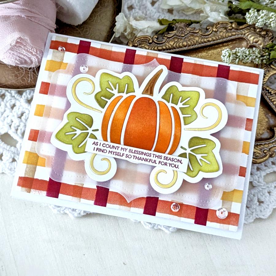 Elegant Edges: Pumpkin Die