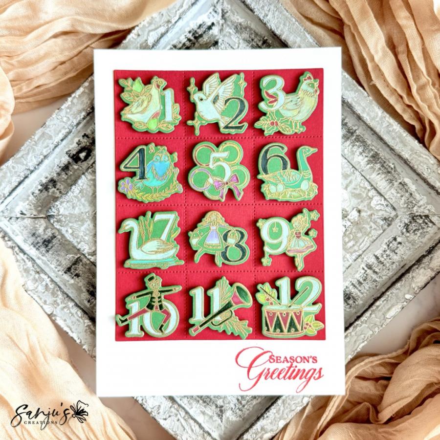 The Twelve Days of Christmas Die