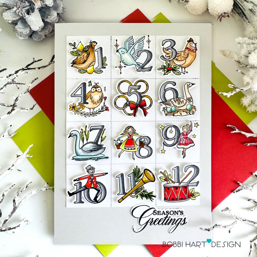 The Twelve Days of Christmas Die