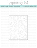 Cover Plate: Stitched Snowflakes Die