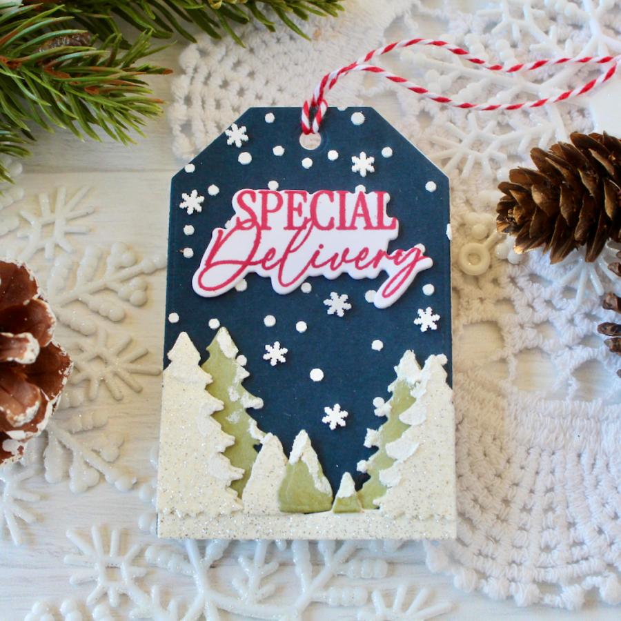 This is Big Sentiments: Christmas Tags Die