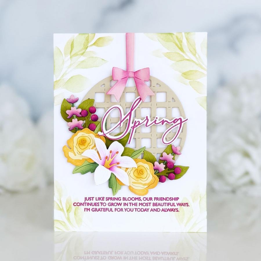 Into the Blooms: Spring Basket Die