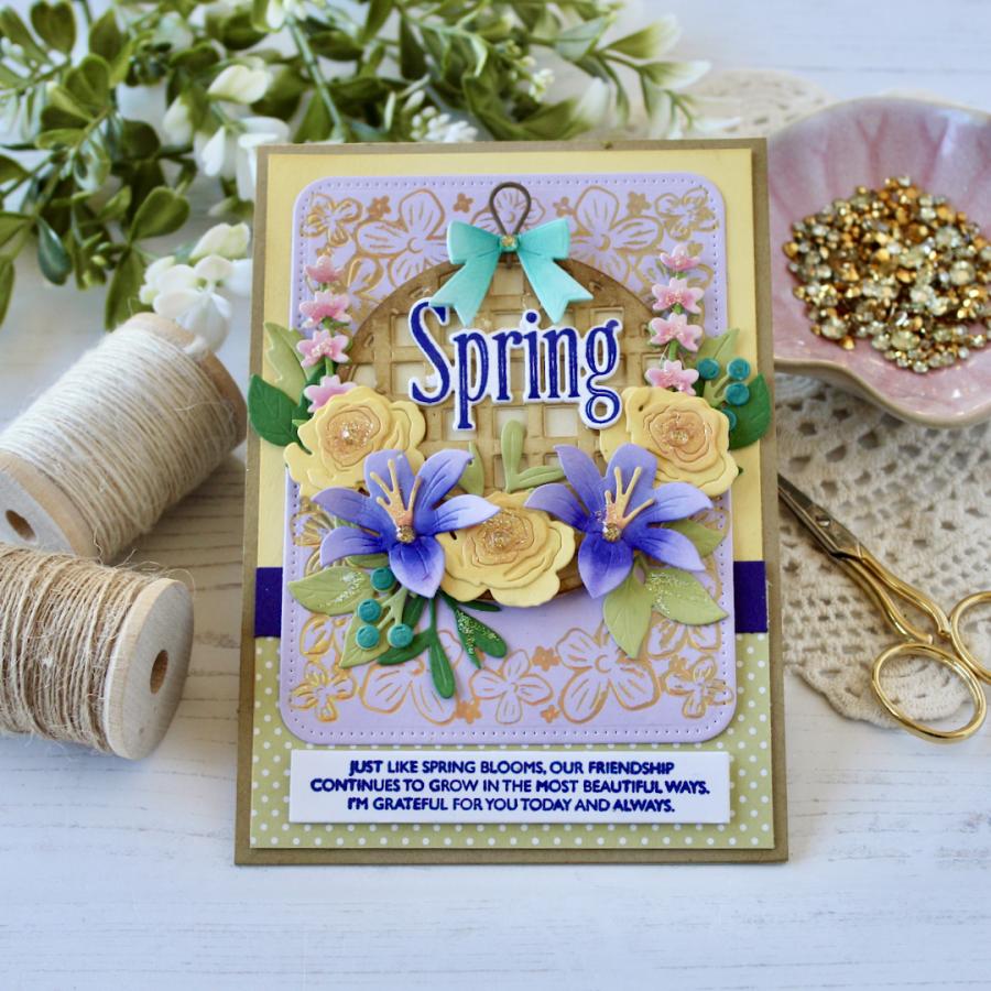 Into the Blooms: Spring Basket Die