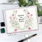 Wildflower Wreath Die